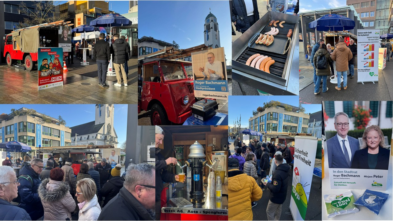 Sensationeller Grossanlass der Sünneli-Partei!